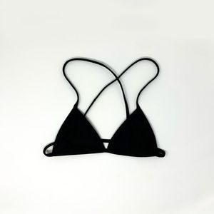 Black Triangle Swim Top